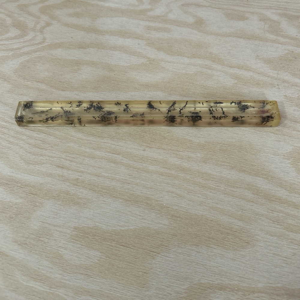 Resin Incense Holder with Black Accents